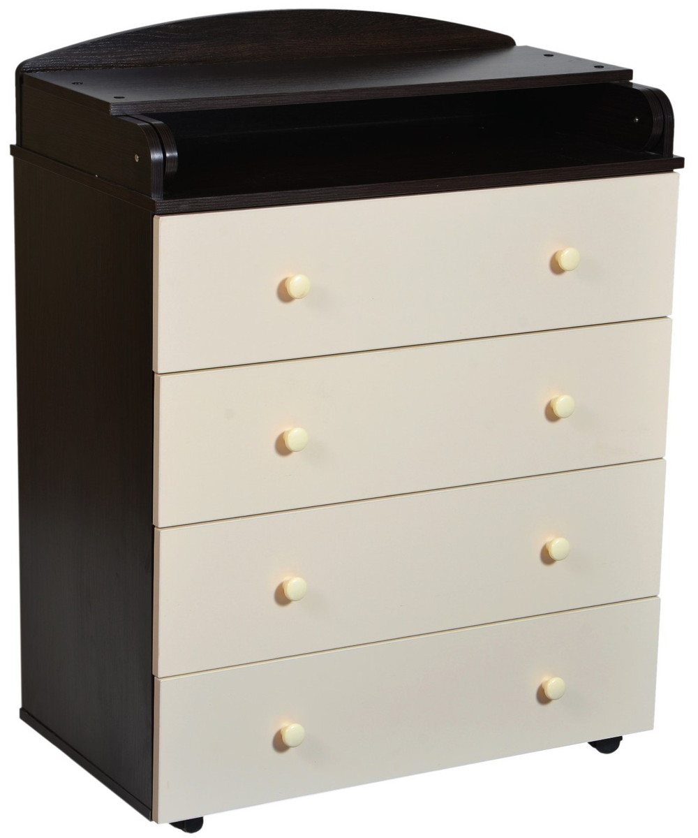 Детский пеленальный комод Bellini Marco венге/слоновая кость