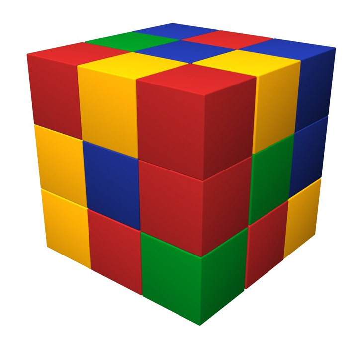 Мягкий конструктор Romana Кубик-рубик ДМФ-МК-27.90.13