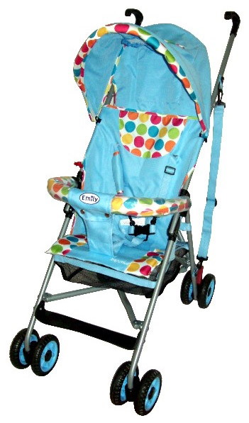 Детская коляска трость Emily S-233 Imperial син/голубой