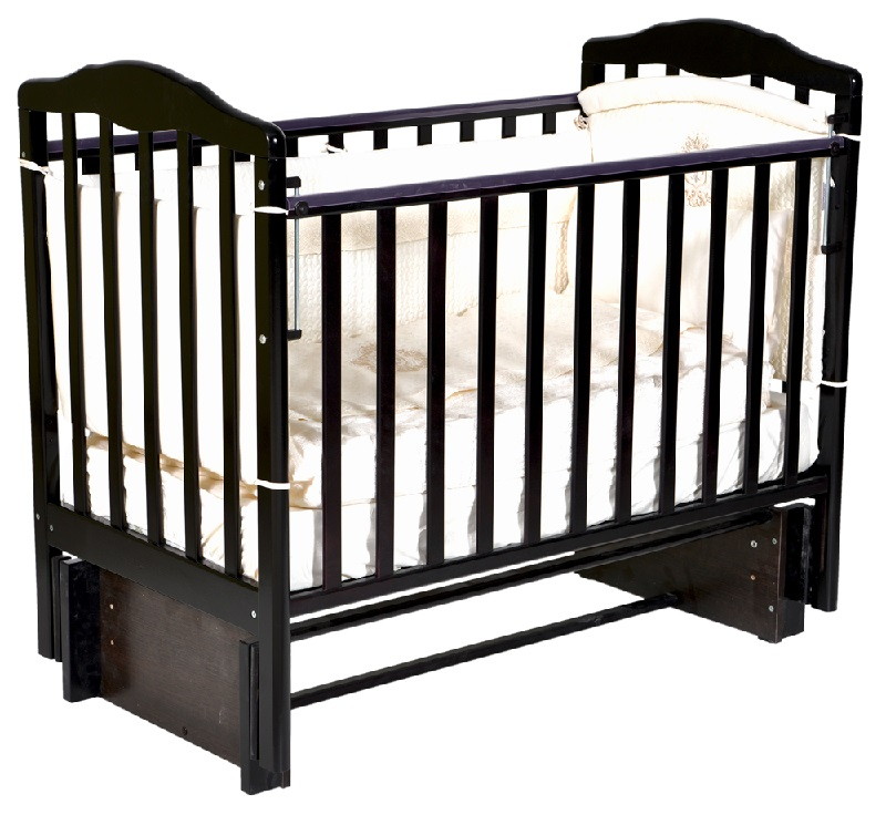 Детская кроватка Кедр Helen 2 с универсальным маятником шоколад