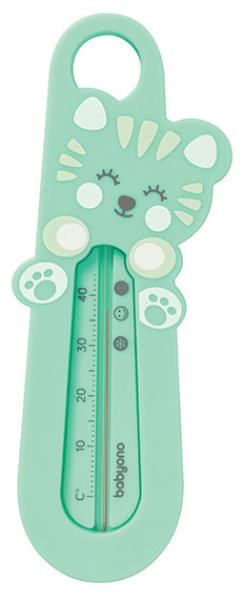Термометр для купания BabyOno Котик мята