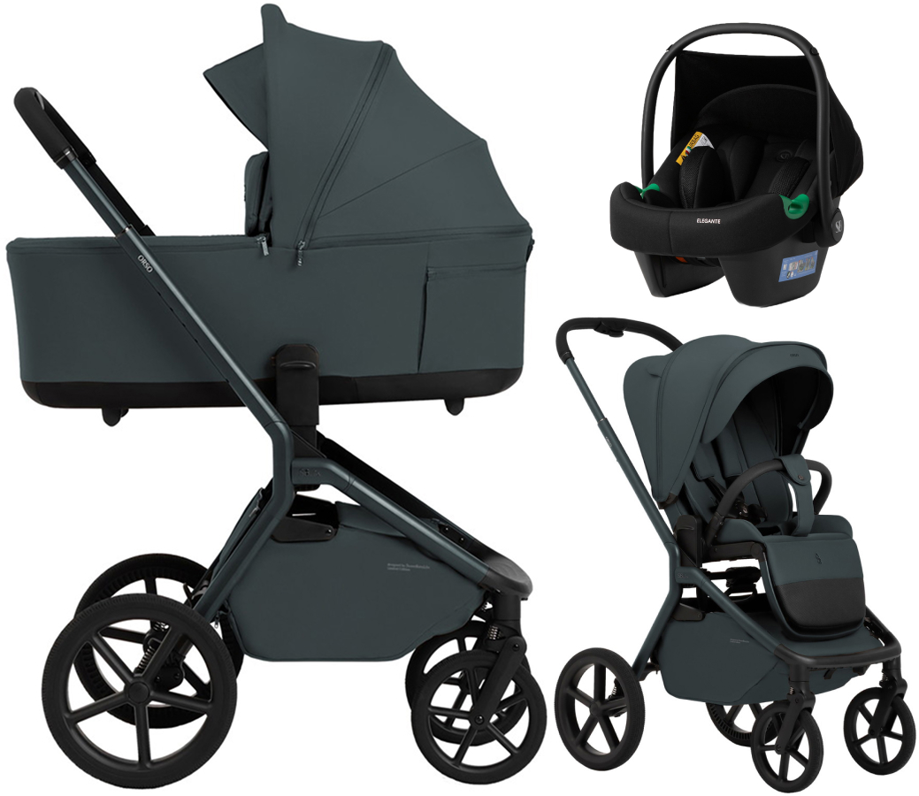 Коляска 3 в 1 Sweet Baby SBL Orso New + автокресло Elegante Plus Emerald