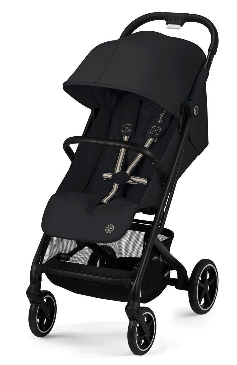 Прогулочная коляска Cybex Beezy 2024 Magic Black с дождевиком и бампером