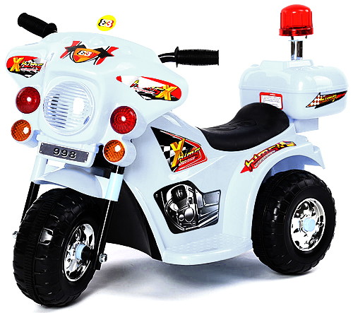 Электромотоцикл RiverToys MOTO 998 белый