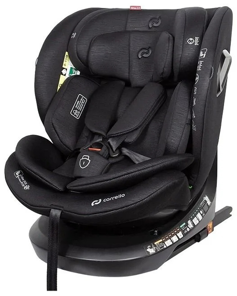 Автокресло Carrello Sirius 2.0 AY829T (40-150 см, 0-36 кг) CRL-8809 Midnight Black