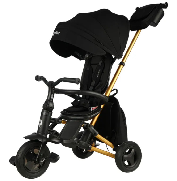 Велосипед трехколесный Qplay Rider SL S700-17 427528 Black (Rub/Gold)