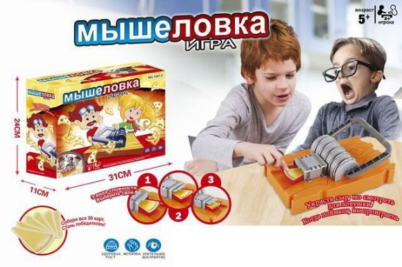 Настольная игра Наша Игрушка Ловкость Мышеловка 611807