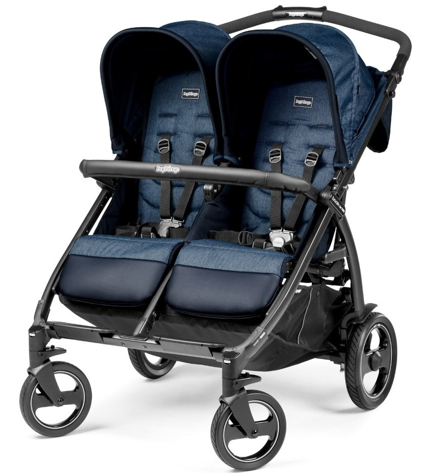Прогулочная коляска Peg Perego Book For Two для двойни Indigo