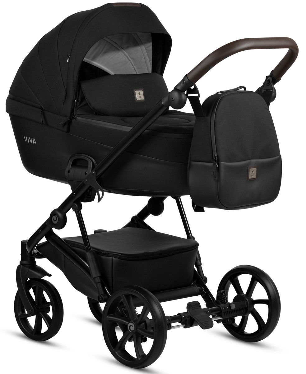 Детская коляска Tutis Viva 5 Plus Essential 2024 2 в 1 1452070 Caviar