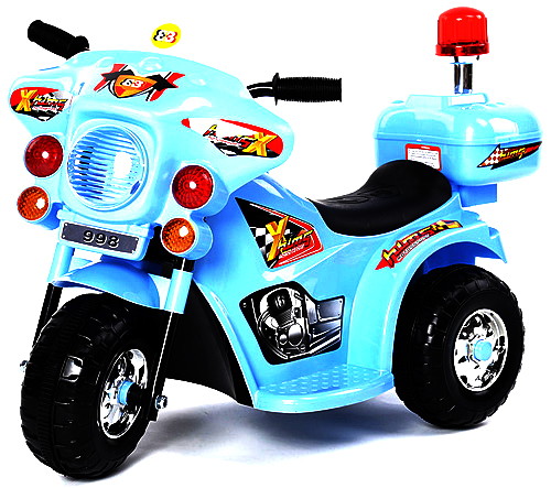 Электромотоцикл RiverToys MOTO 998 синий