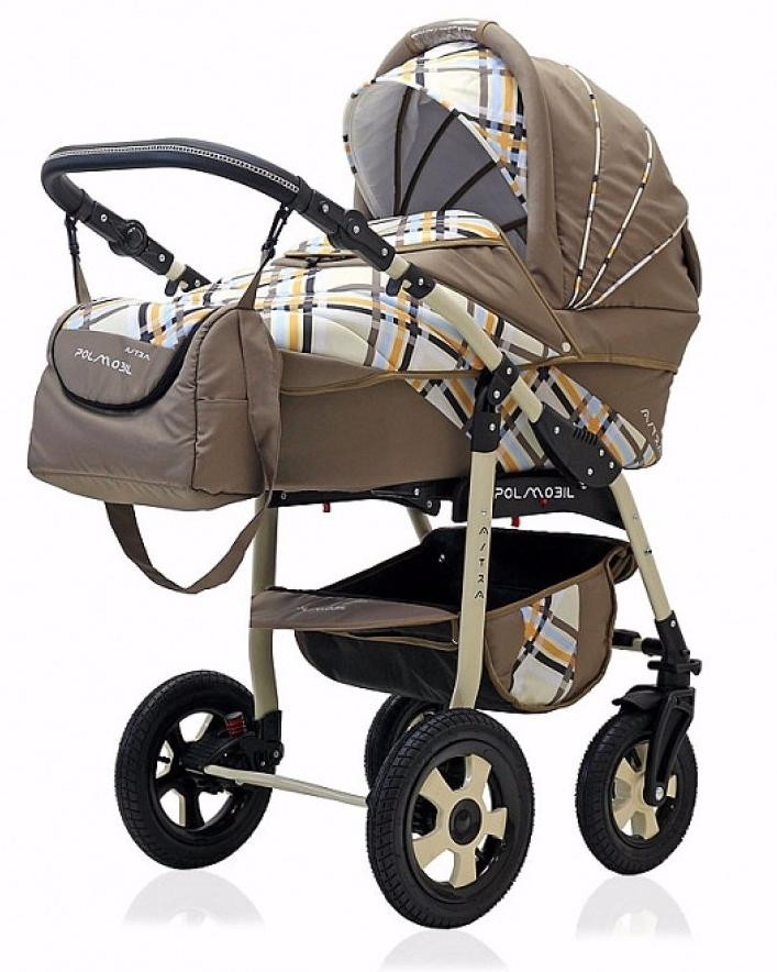 Детская коляска Polmobil Astra Nova Collection 2 в 1 N01 - коричневый