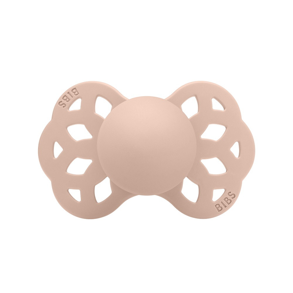 Пустышка силиконовая Bibs Infinity Anatomical, 0+ 421244 Blush
