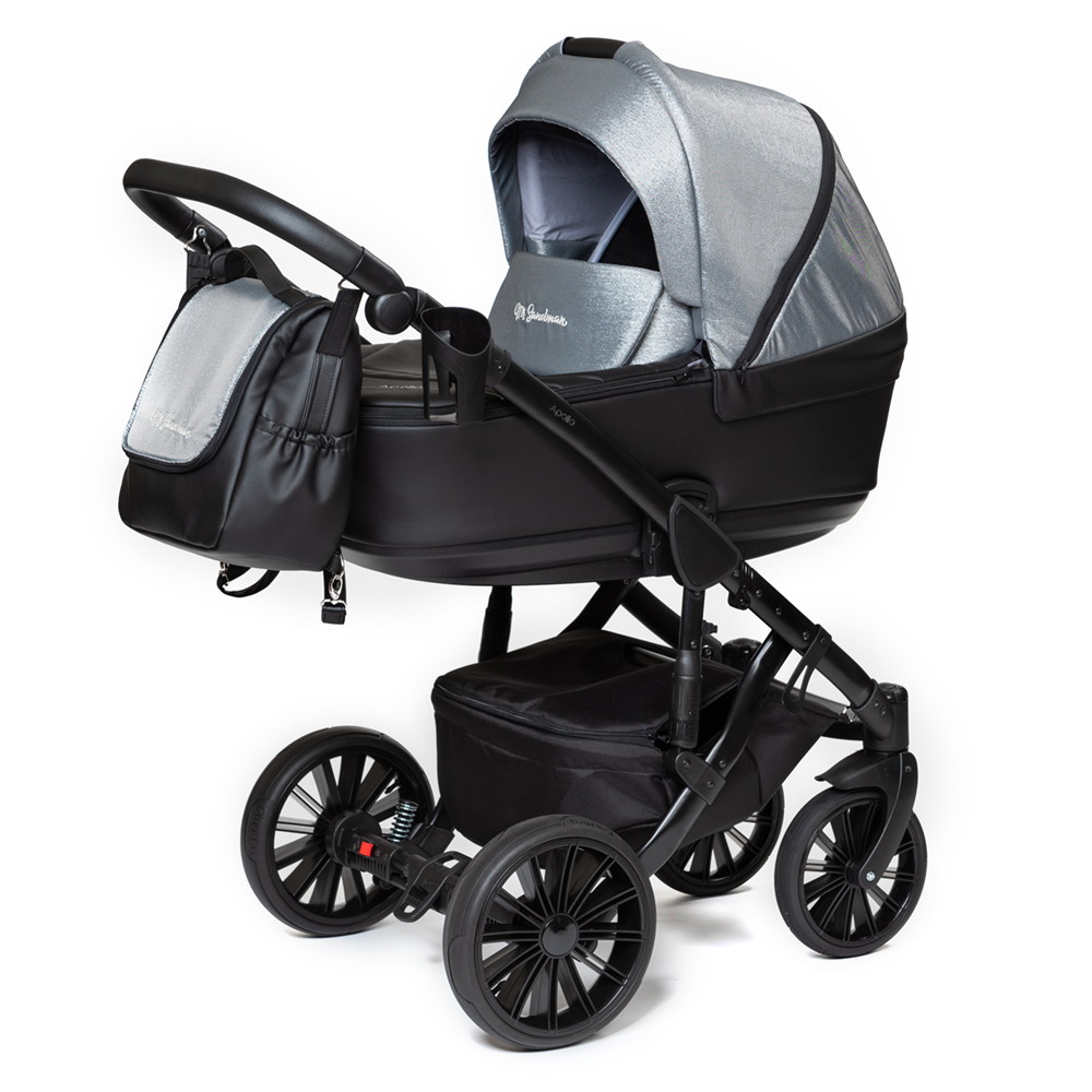 Детская коляска Mr Sandman Apollo GSF 3 в 1 Серебристый Кварц