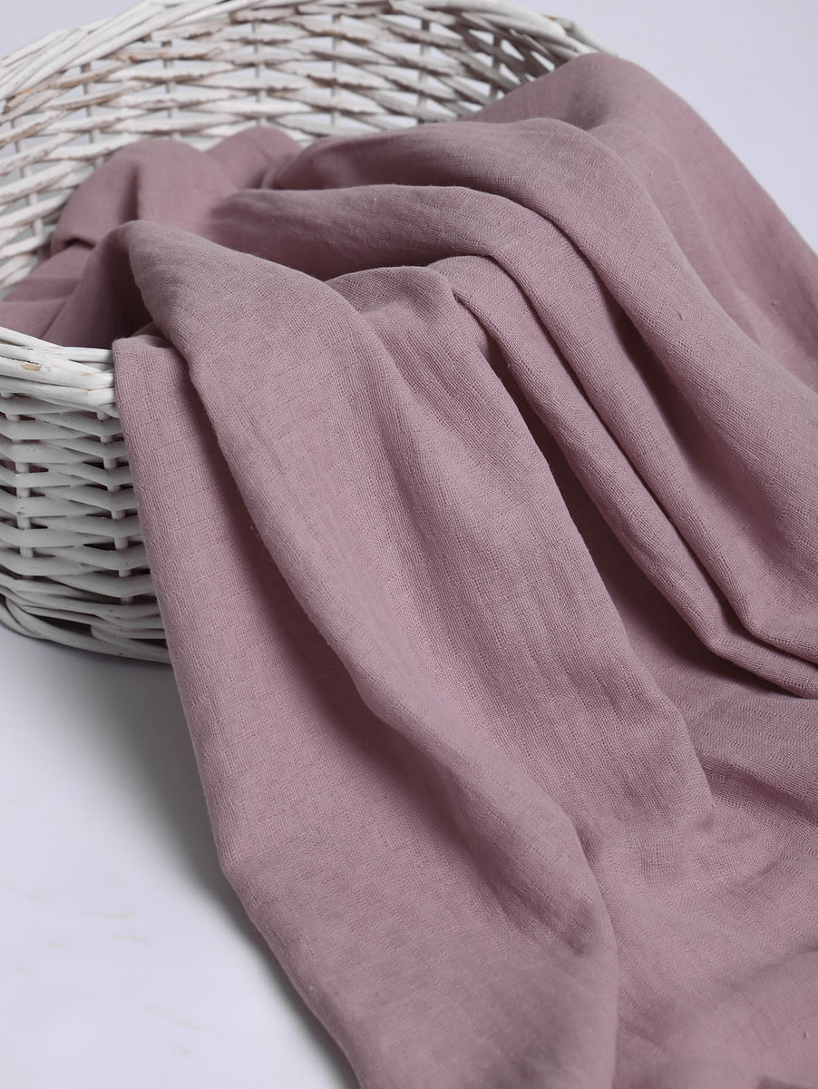 Пеленка муслиновая Папитто розовая 100х105 см в уп 1 шт