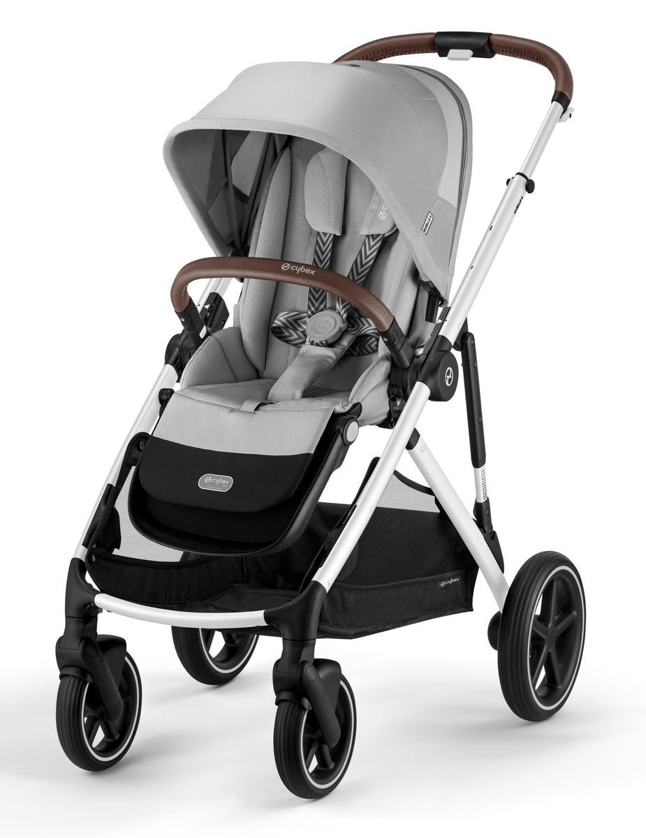Прогулочная коляска Cybex Gazelle S SLV Lava Grey с корзиной