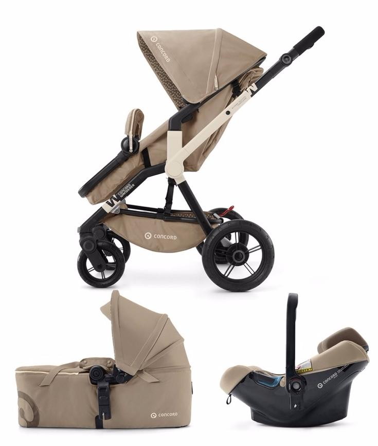 Детская коляска Concord Wanderer Mobility Set 3 в 1 Almond Beige 2015