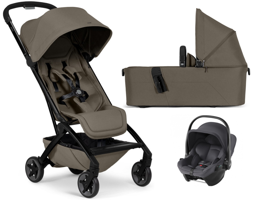 Коляска 2 в 1 Joolz Aer 2 и автокресло Baby-Safe Core Midnight Grey Hazel brown