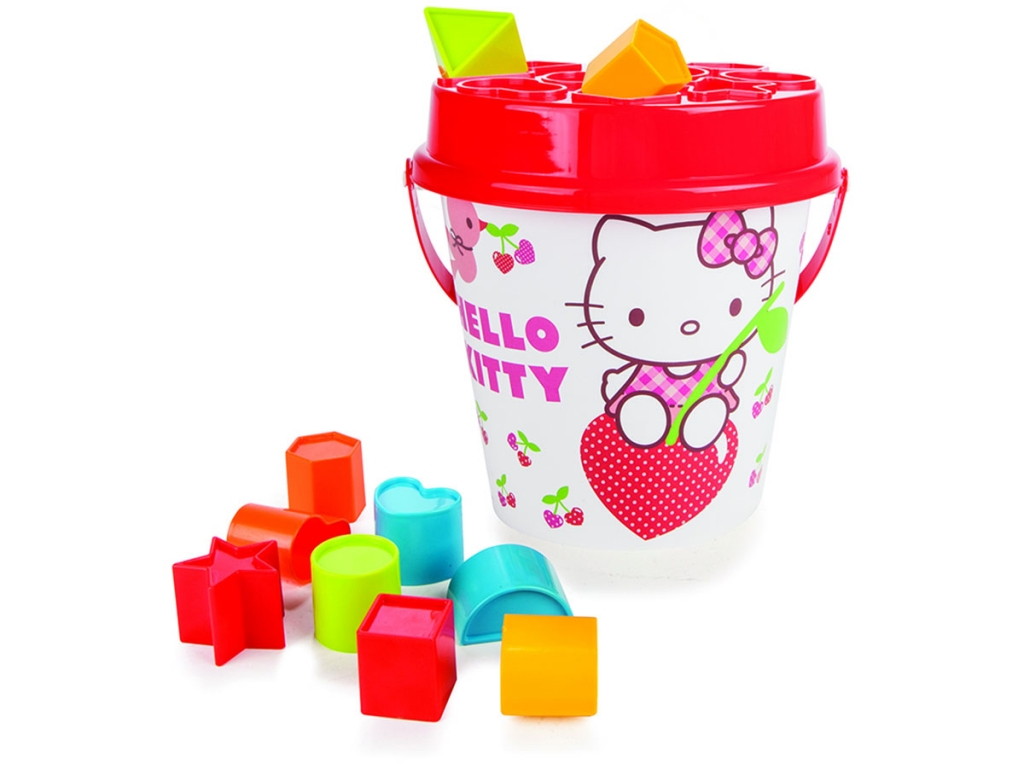 Детский набор для песка Pilsan Hello Kitty 06-012 Красный