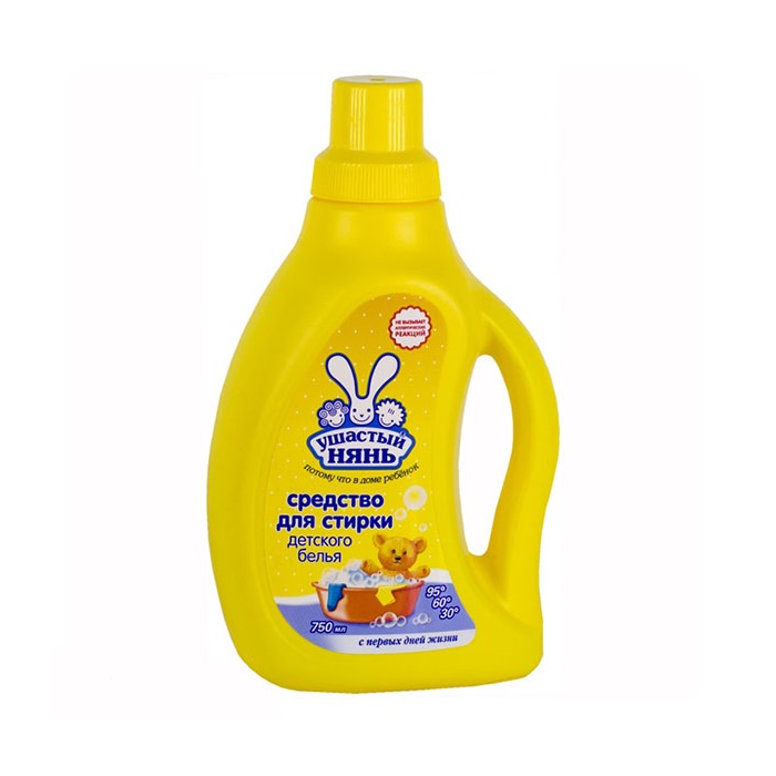 Гель для стирки Ушастый нянь для детского белья 750 мл.