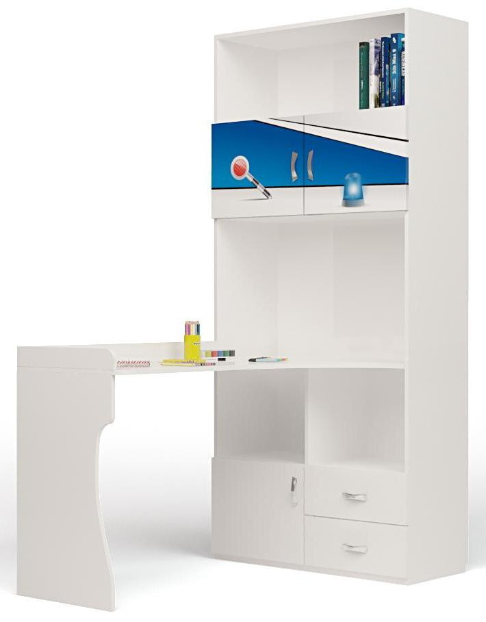 Детский стол-стеллаж ABC-King Police правый