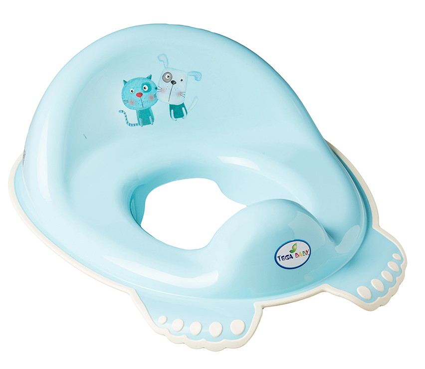 Накладка на унитаз Tega Baby Dog and Cat (Пес и Кот) PK-002-101 голубой