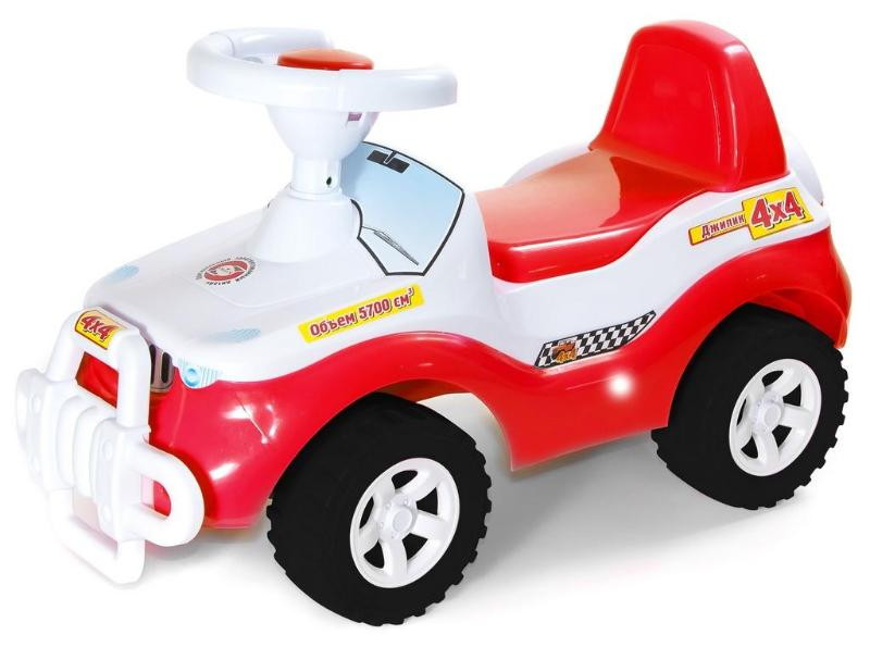 Детская машина-каталка Orion Toys Джипик 322576 Красно-белая