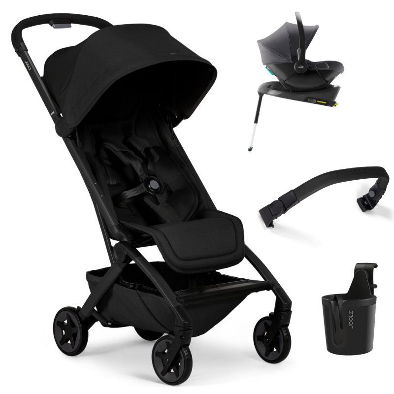 Прогулочная коляска Joolz Aer 2 SE и автокресло Baby-Safe Core Midnight Grey и база Baby-Safe Core Space black