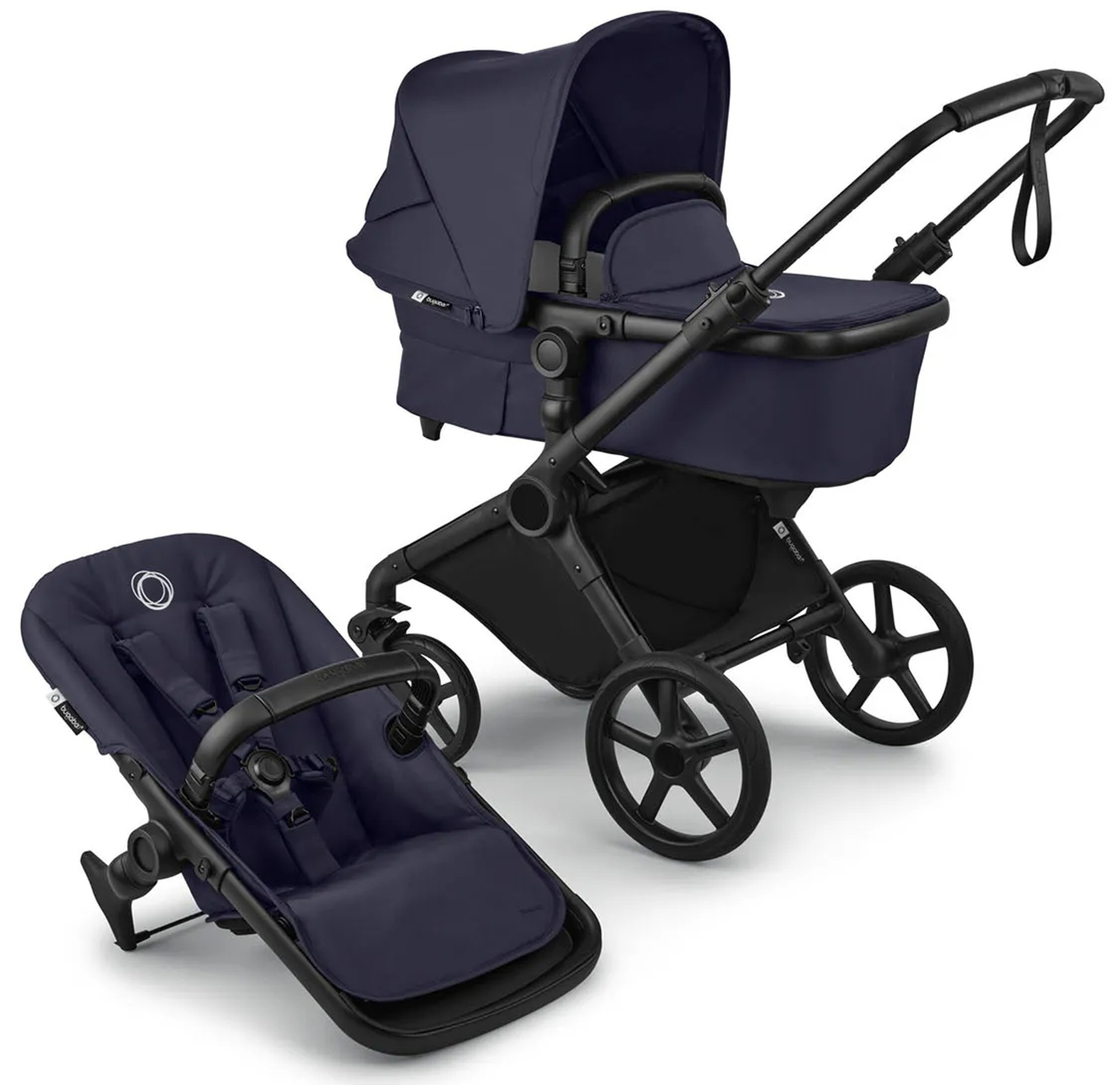 Коляска Bugaboo Cub complete 2 в 1 Синий (Black/Deep Indigo-Deep Indigo)