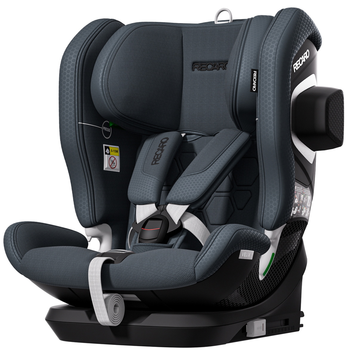 Автокресло Recaro Velix 1 (76-150 см, 9-36 кг) Темно-серый (Gallant Grey)