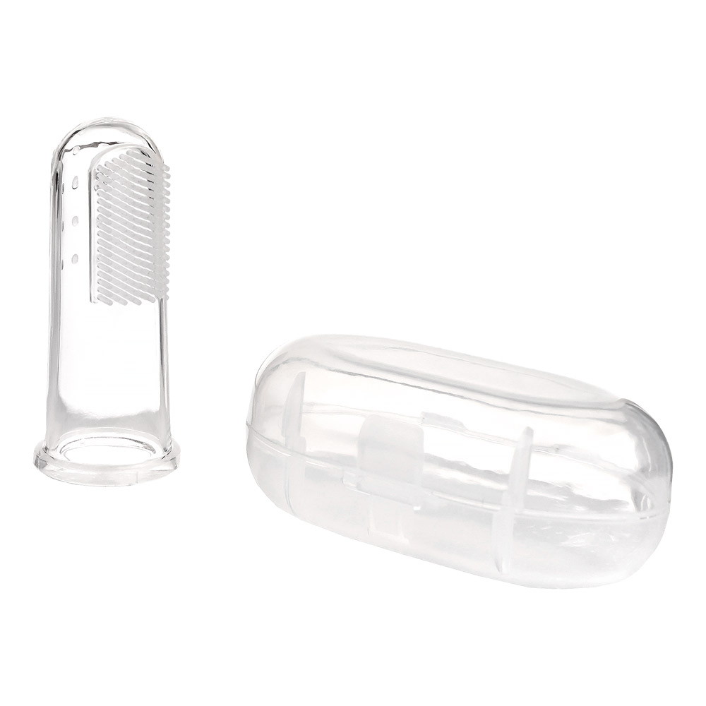 Щетка зубная Pituso на палец с футляром