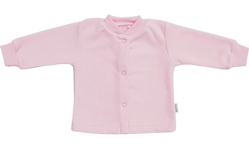 Кофта Папитто на кнопках (махра начес) И93-201 розовый 50