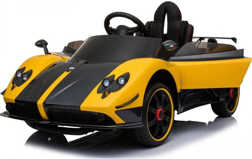 Детский электромобиль RiverToys Pagani Zonda Cinque A009AA Желтый