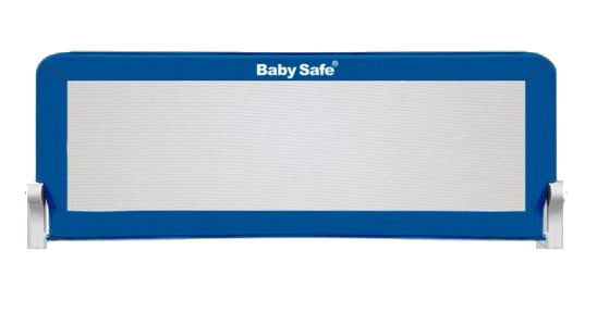 Барьер для кровати BabySafe 120х42 синий