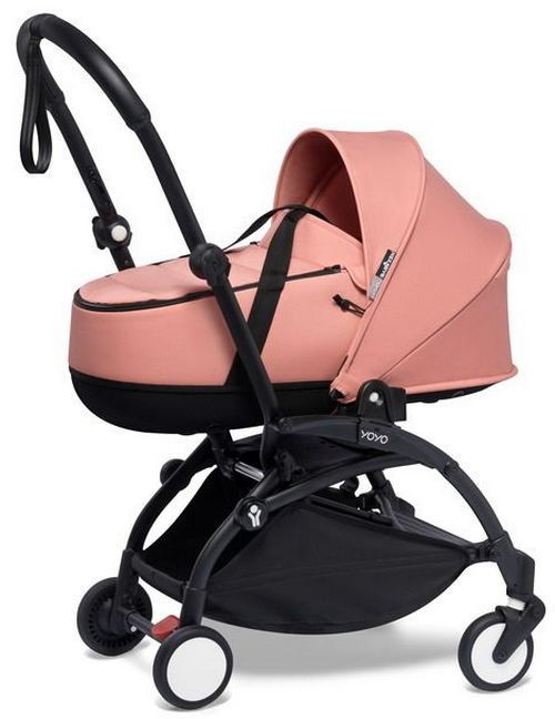 Коляска для новорожденных Stokke YOYO3 Newborn Shell 0+ рама чёрная Black Ginger