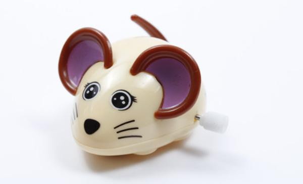 Заводная игрушка Uviton Мышка бежевый