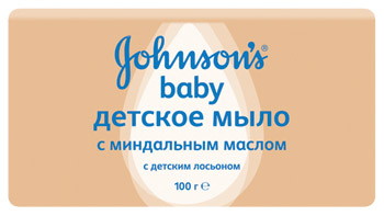 Мыло Johnson`s baby с экстрактом миндального масла 100 гр.