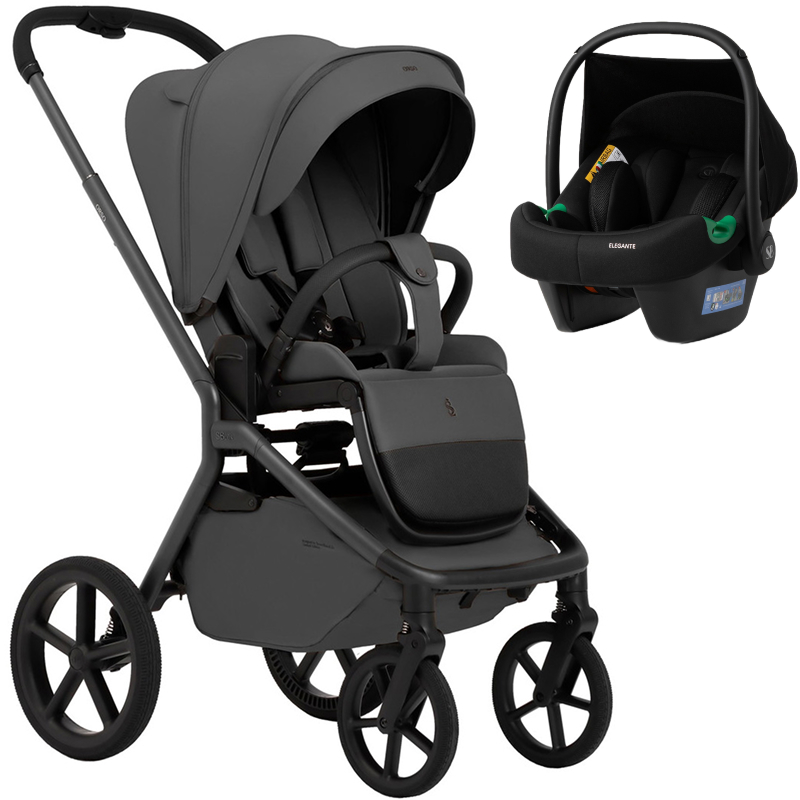 Прогулочная коляска Sweet Baby SBL Orso + автокресло Elegante Plus Dark Grey