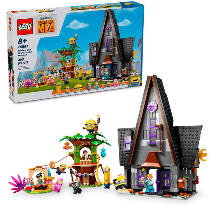 Конструктор LEGO Minions and Gru's Family Mansion Миньоны и фамильный особняк Грю (75583)