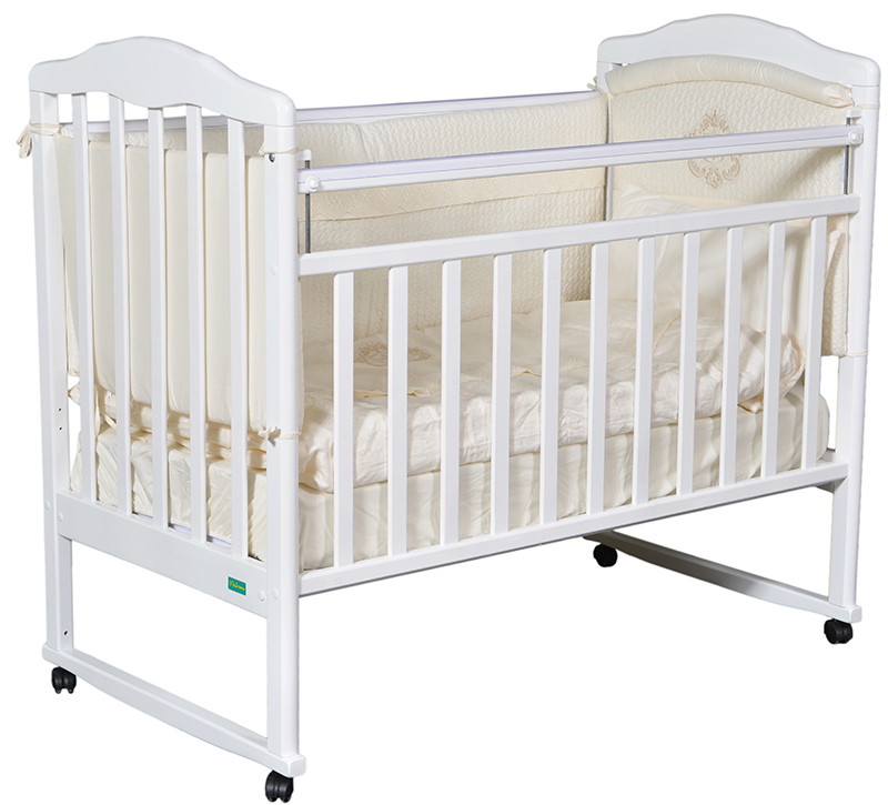 Детская кроватка Palermo Alpina качалка белый