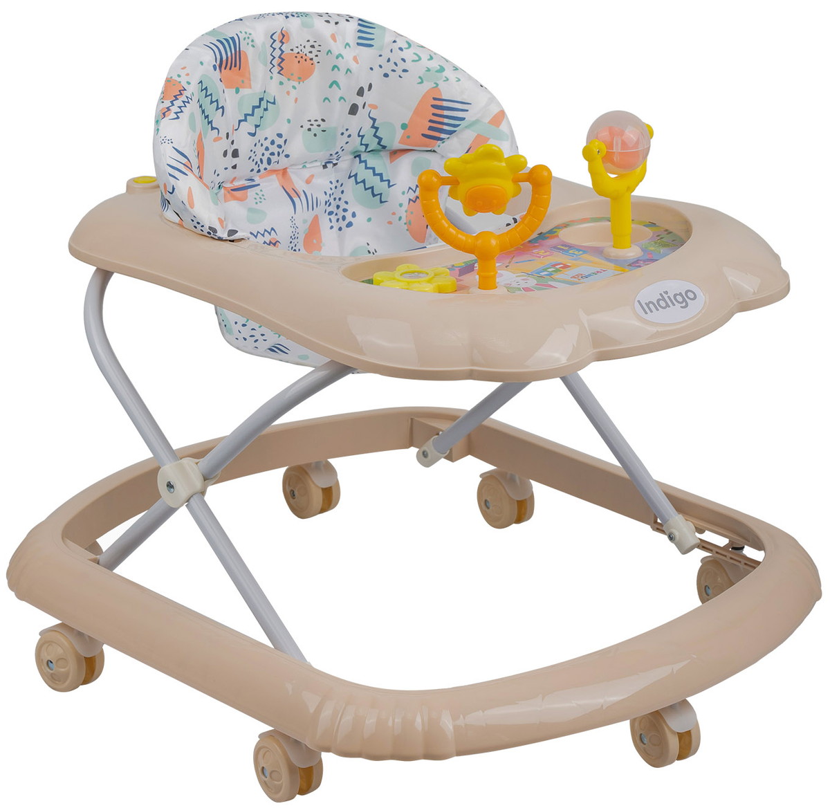 Детские ходунки Indigo Верный друг бежевый