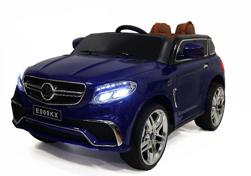 Детский электромобиль RiverToys Mercedes E009KX с дист.упр BLUE-GLANEC синий глянец