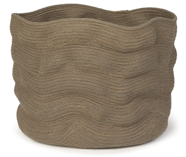 Корзина для игрушек Lorena Canals Точеный камень Stonewashed коричневая 30х25 см