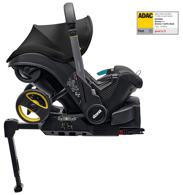 Коляска-автокресло Doona I с базой Doona I ISOFIX Base Nitro Black