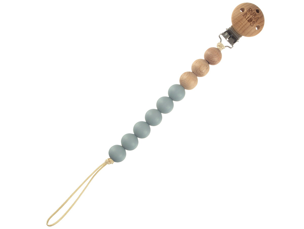 Держатель Buba Kids Simple для пустышки, силиконовый BKSimple1001 Муссон