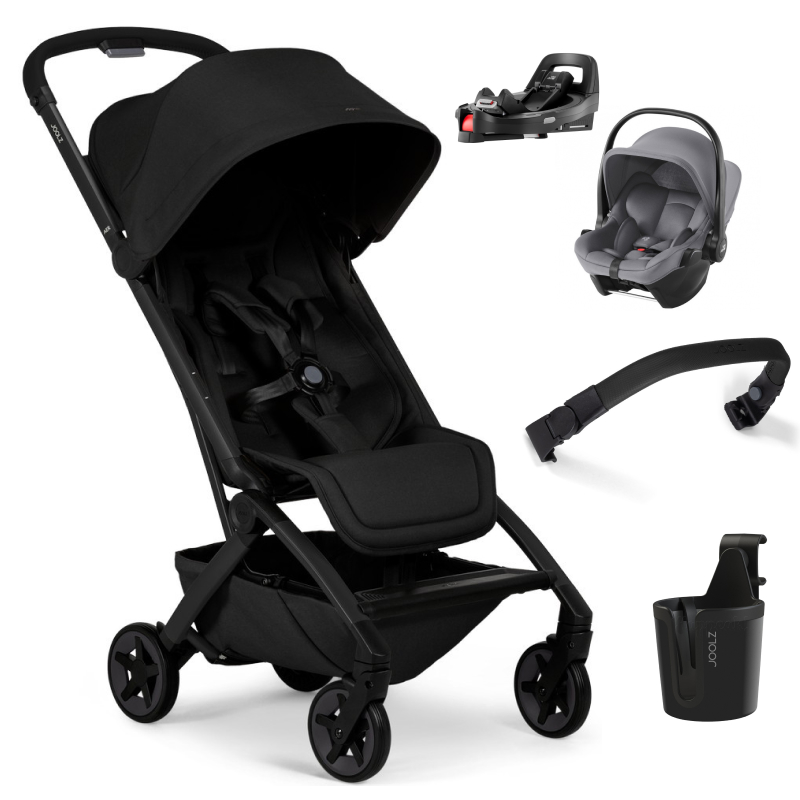 Прогулочная коляска Joolz Aer 2 SE и автокресло Baby-Safe Core Frost Grey и база Vario Base 5Z Space black