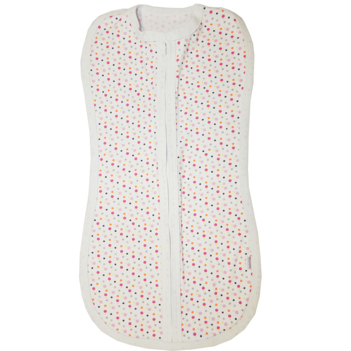 Пеленка Папитто Кокон на молнии интерлок 1055 ассорт 56-62