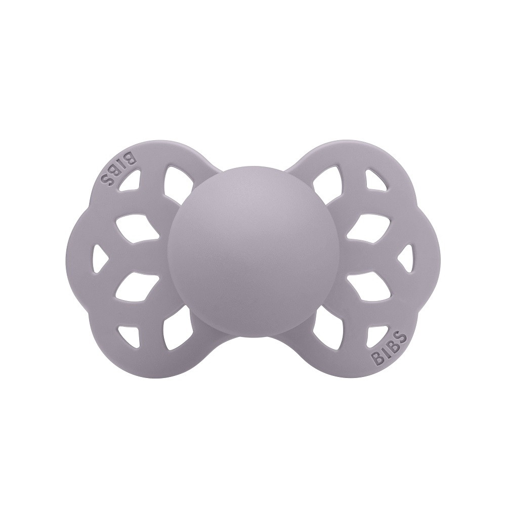 Пустышка силиконовая Bibs Infinity Symmetrical, 0+ 441303 Fossil Grey