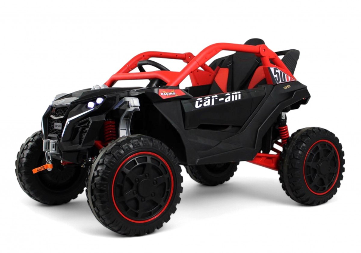 Детский электромобиль RiverToys Z707ZZ Z707ZZ-BLACK-RED/черно-красный