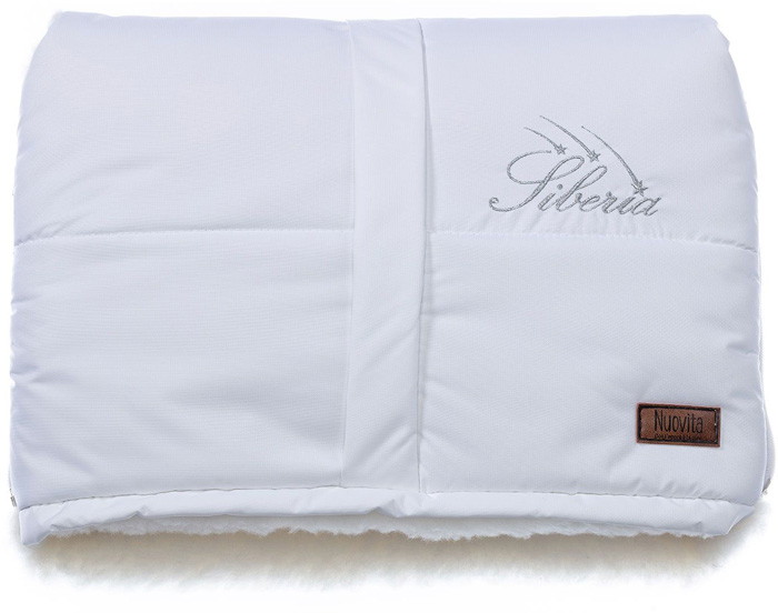 Муфта меховая для коляски Nuovita Siberia Bianco Bianco/Белый, Белый