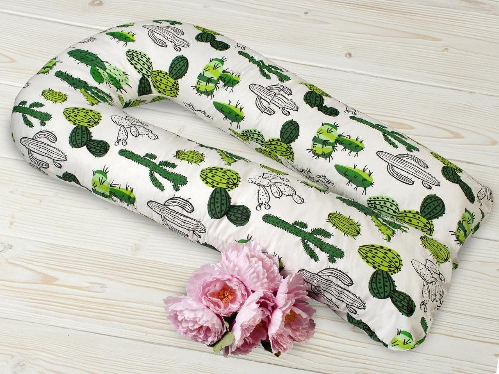 Подушка для беременных AmaroBaby WB U-образная 340х35 кактусы